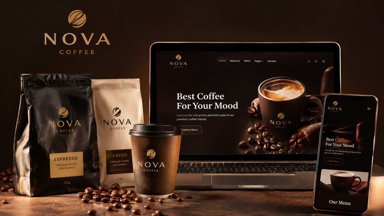 NOVA Coffee: Yeni Nesil Bir Kahve Markasının Dijital Kimliği — 6